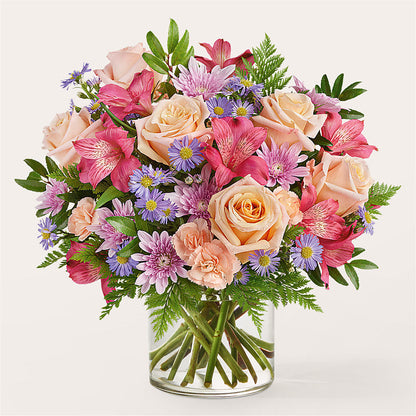 Sunset Serenade Bouquet – ANGEL'S FLOWERS AND GIFTS, San Jose CA