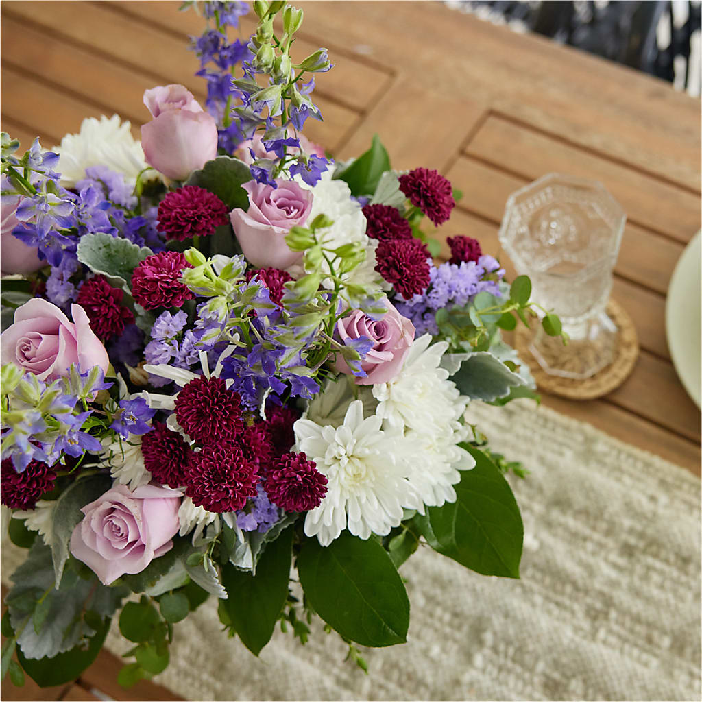 Violet Frost Bouquet – ANGEL'S FLOWERS AND GIFTS, San Jose CA