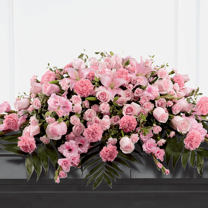 Garden of Comfort Casket Spray (Standard) – ANGEL'S FLOWERS AND GIFTS, San Jose CA