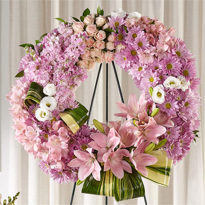 Gift of Warmth Wreath – ANGEL'S FLOWERS AND GIFTS, San Jose CA