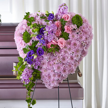 Treasured Love Standing Heart – ANGEL'S FLOWERS AND GIFTS, San Jose CA