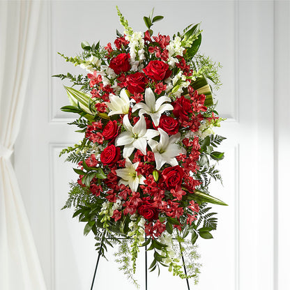 Everlasting Memory Standing Spray – ANGEL'S FLOWERS AND GIFTS, San Jose CA