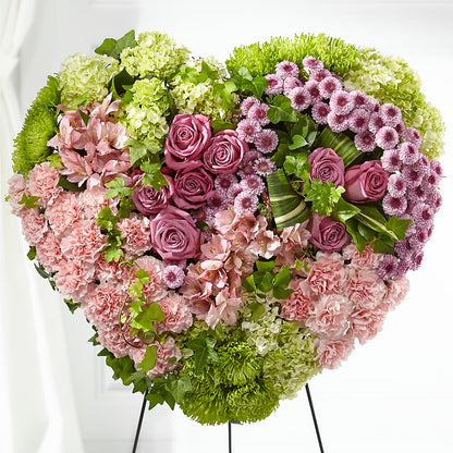 Heartwarming Standing Heart – ANGEL'S FLOWERS AND GIFTS, San Jose CA
