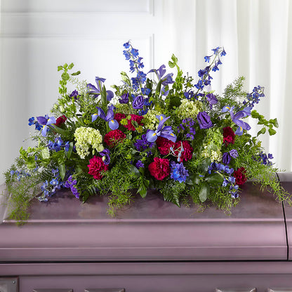 Always Treasured Casket Spray – ANGEL'S FLOWERS AND GIFTS, San Jose CA