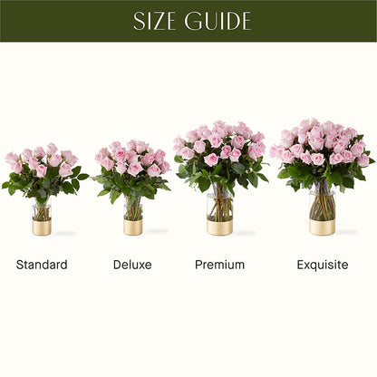 Picture Perfect Pink Rose Bouquet – ANGEL'S FLOWERS AND GIFTS, San Jose CA