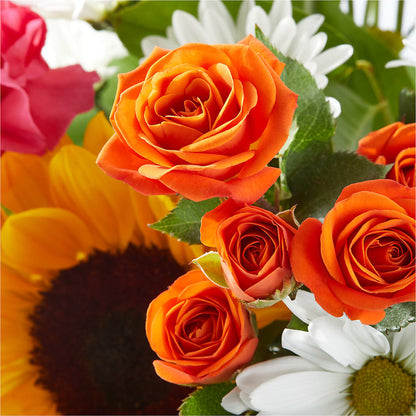Sun-drenched Blooms Bouquet – ANGEL'S FLOWERS AND GIFTS, San Jose CA