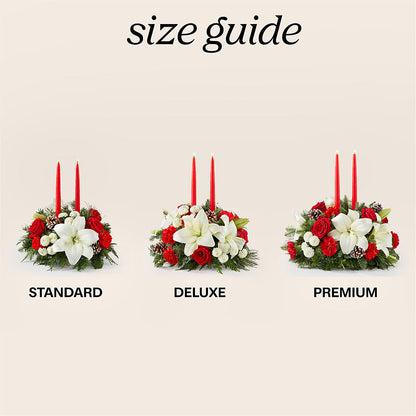 Seasonal Festivities Centerpiece – ANGEL'S FLOWERS AND GIFTS, San Jose CA