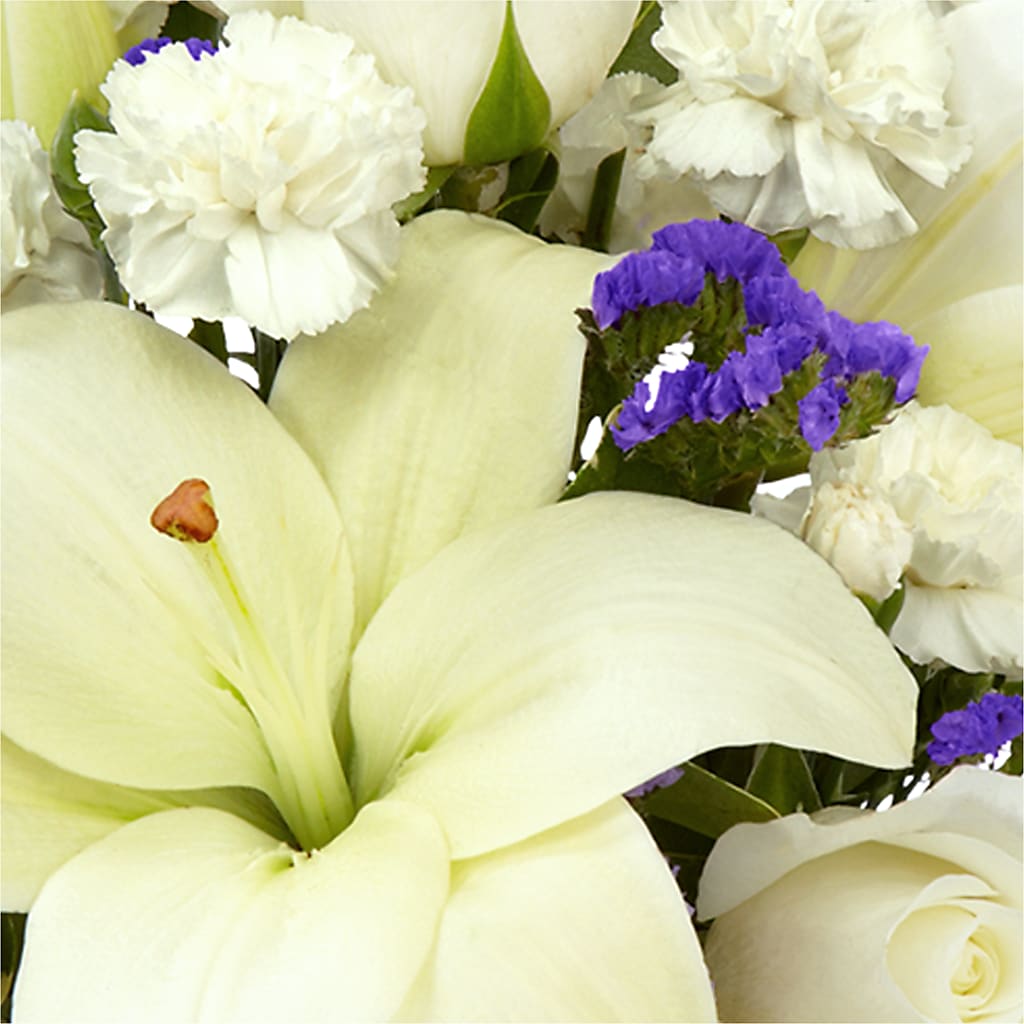 Sapphire Rush Bouquet – ANGEL'S FLOWERS AND GIFTS, San Jose CA