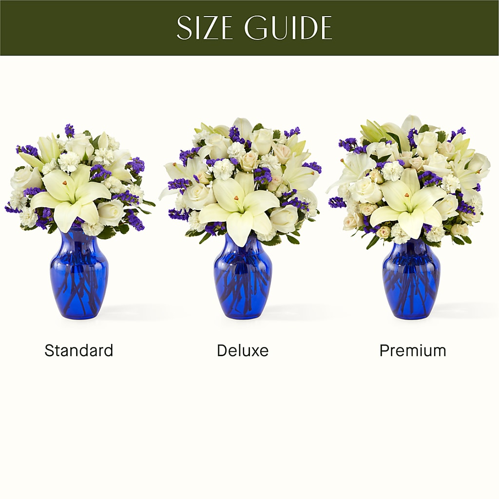 Sapphire Rush Bouquet – ANGEL'S FLOWERS AND GIFTS, San Jose CA
