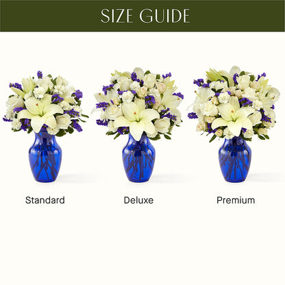 Sapphire Rush Bouquet – ANGEL'S FLOWERS AND GIFTS, San Jose CA