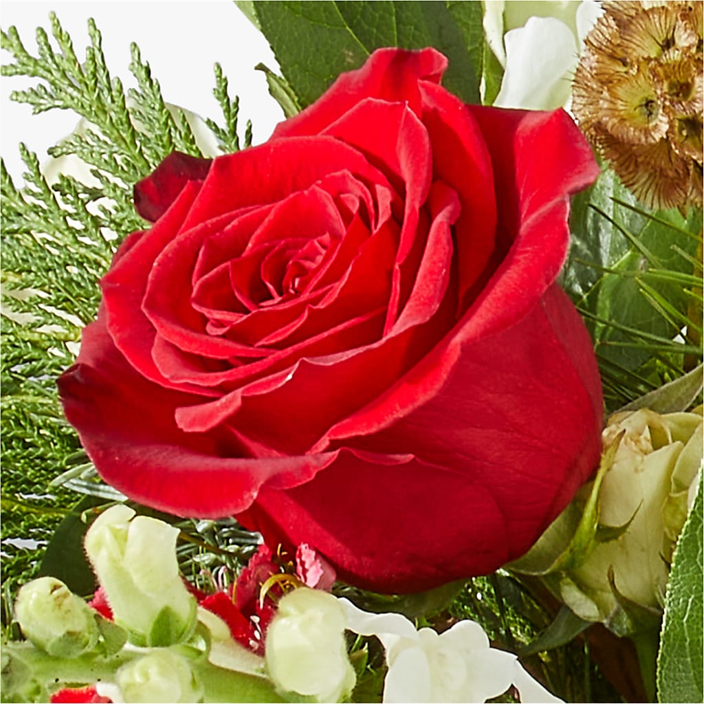 Deck the Halls Bouquet – ANGEL'S FLOWERS AND GIFTS, San Jose CA