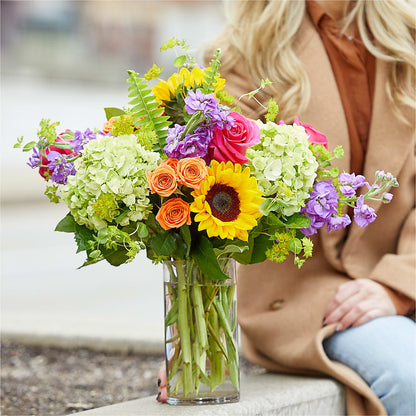 Vibrant Greetings Bouquet – ANGEL'S FLOWERS AND GIFTS, San Jose CA