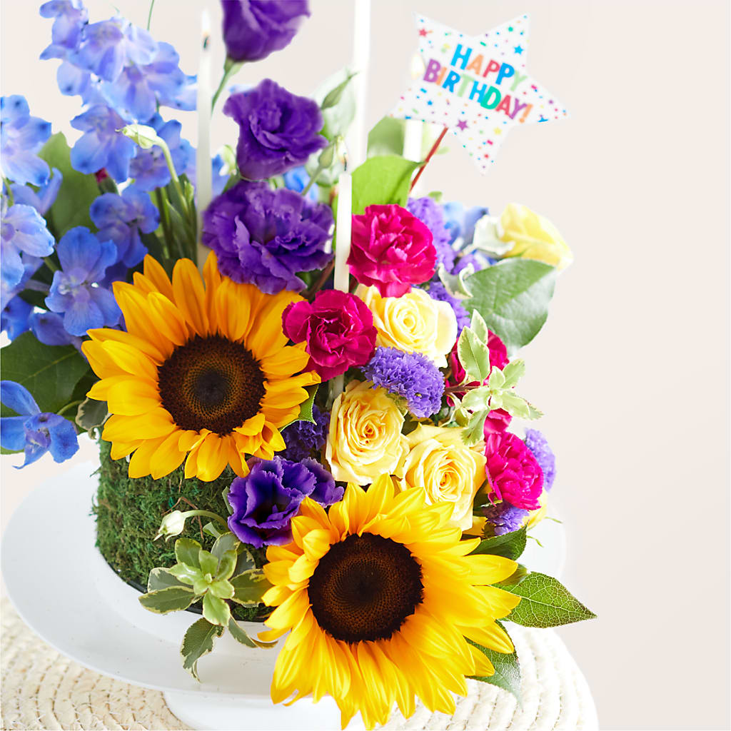 Star of the Day Floral Cake – ANGEL'S FLOWERS AND GIFTS, San Jose CA