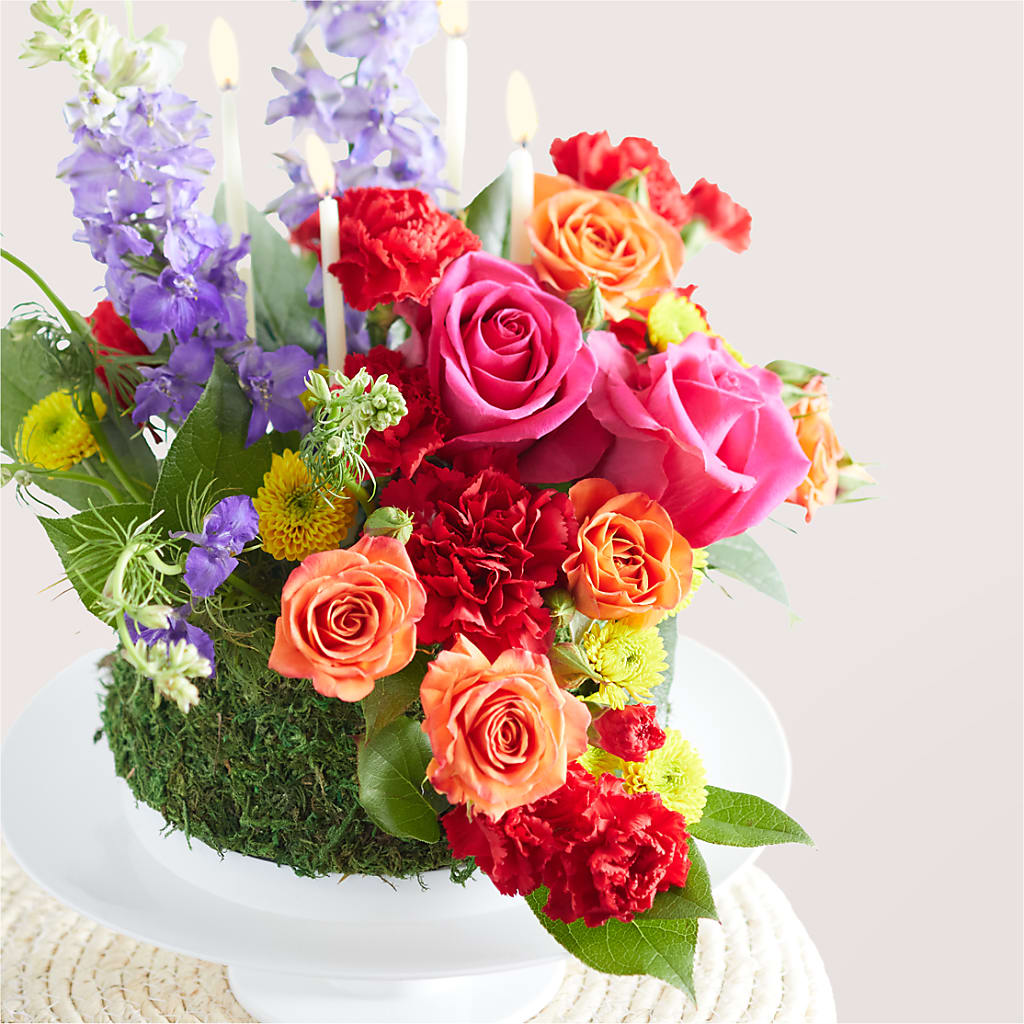 Best Year Yet Floral Cake – ANGEL'S FLOWERS AND GIFTS, San Jose CA