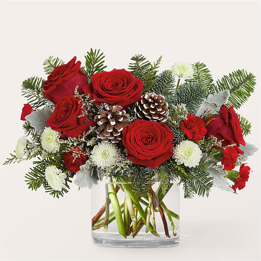 Yule Cheer Bouquet – ANGEL'S FLOWERS AND GIFTS, San Jose CA