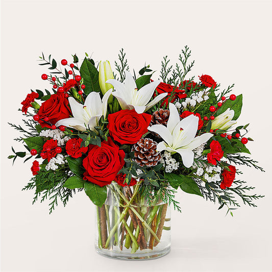Best in Snow Bouquet – ANGEL'S FLOWERS AND GIFTS, San Jose CA