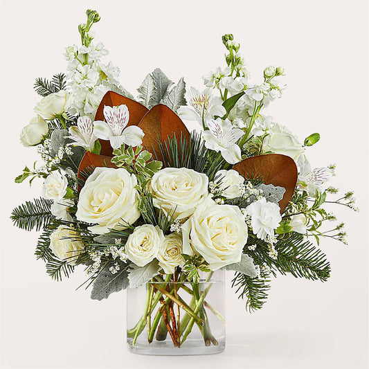 Fresh Snowfall Bouquet – ANGEL'S FLOWERS AND GIFTS, San Jose CA