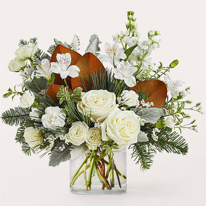 Fresh Snowfall Bouquet – ANGEL'S FLOWERS AND GIFTS, San Jose CA