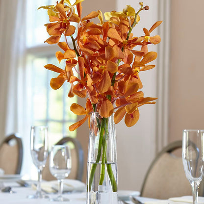 Orange Mokara Bud Vase – ANGEL'S FLOWERS AND GIFTS, San Jose CA